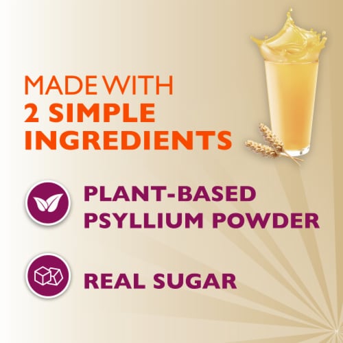 Metamucil Daily Psyllium Husk Powder Supplement Perspective: top