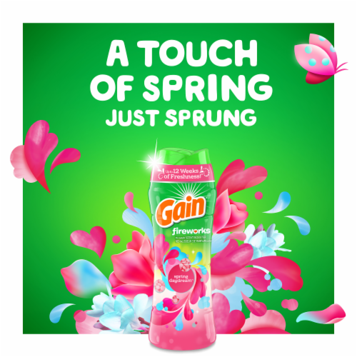Gain Fireworks Spring Daydream In-Wash Scent Booster Beads Perspective: top