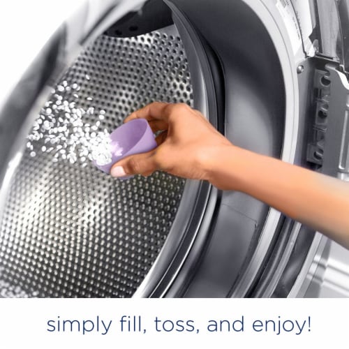 Downy White Lavender Light In-Wash Scent Booster Beads Perspective: top