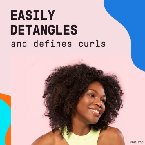 NOU No Damage Detangler with Coconut Oil for Curly and Coily Hair Perspective: top