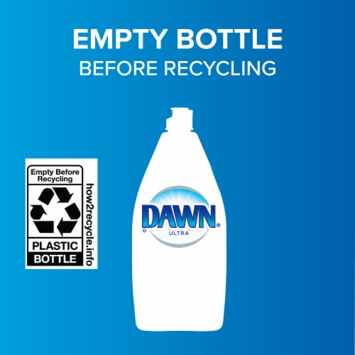 Dawn Ultra Original Scent Dishwashing Liquid Perspective: top