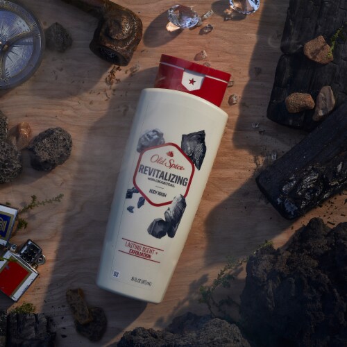 Old Spice® Men's Revitalizing Body Wash with Charcoal Perspective: top