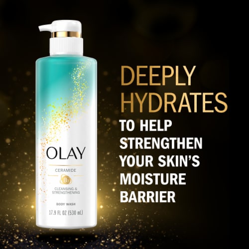 Olay Cleansing & Strengthening Ceramide and Vitamin B3 Complex Body Wash Perspective: top
