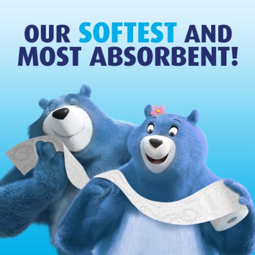Charmin® Ultra Soft Mega Rolls Toilet Paper Tissue Perspective: top