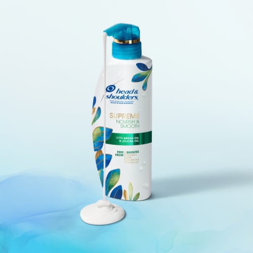 Head & Shoulders Supreme Sulfate Free Nourish & Smooth Shampoo Perspective: top