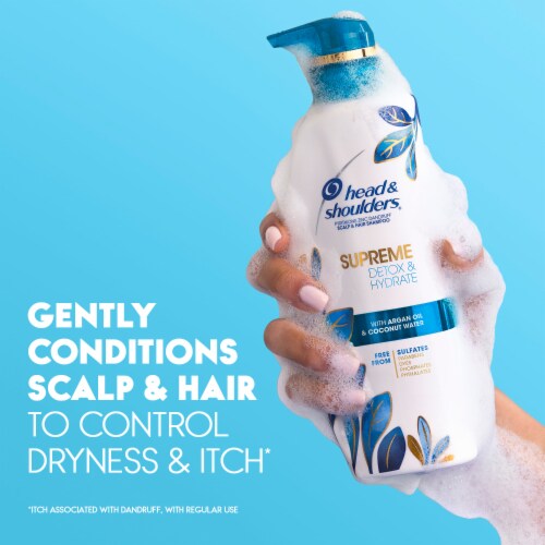 Head & Shoulders Supreme Detox & Hydrate Sulfate Free Shampoo Perspective: top