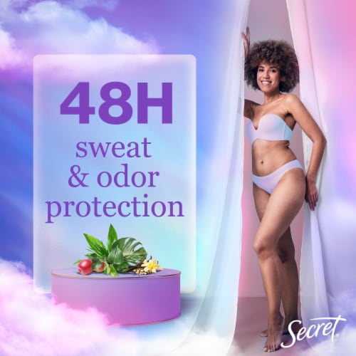 Secret for Women Antiperspirant Deodorant Dry Spray Vanilla and Argan Oil Scent Perspective: top