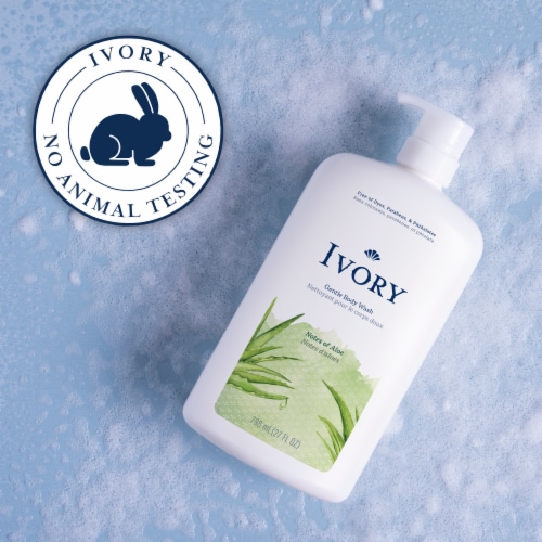 Ivory Mild & Gentle Aloe Scent Body Wash Perspective: top