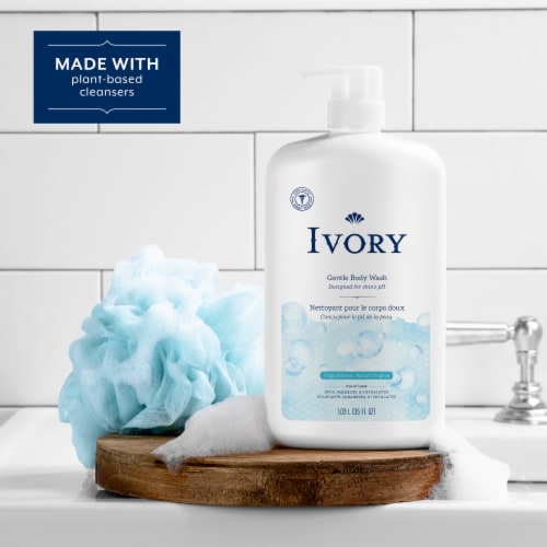 Ivory Original Body Wash Pump Perspective: top