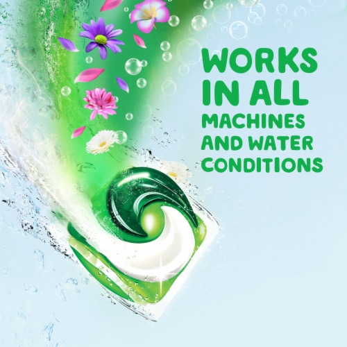 Gain Flings with Odor Defense Super Fresh Blast Laundry Detergent Pacs Perspective: top