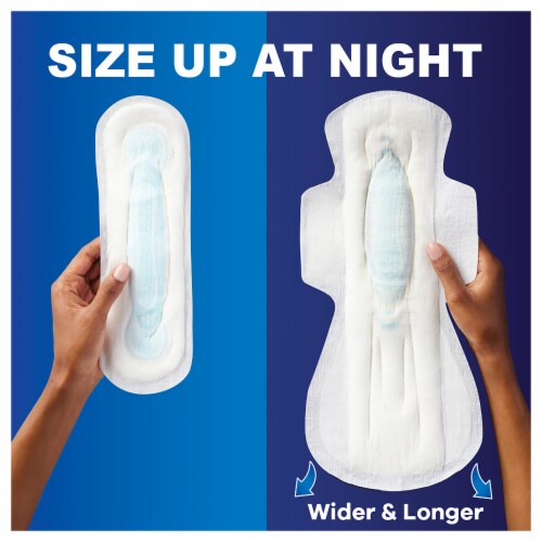 Always® Maxi Super Long 100% Leak-Free Comfort Pads Perspective: top