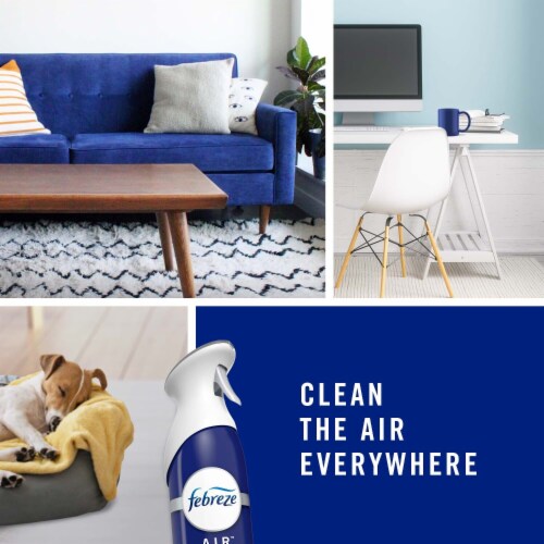 Febreze Air Mist Clean Splash Scent Odor-Fighting Air Freshener Aerosol Can Perspective: top