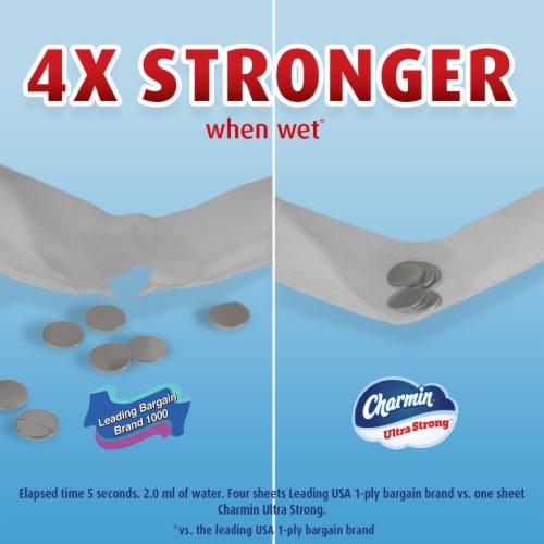 Charmin Ultra Strong Super Mega Roll Toilet Paper Perspective: top