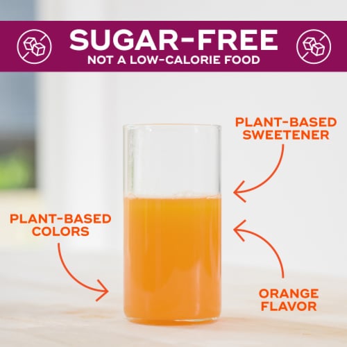 Metamucil Psyllium Fiber Supplement Premium Blend Sugar Free with Stevia Orange Powder Perspective: top