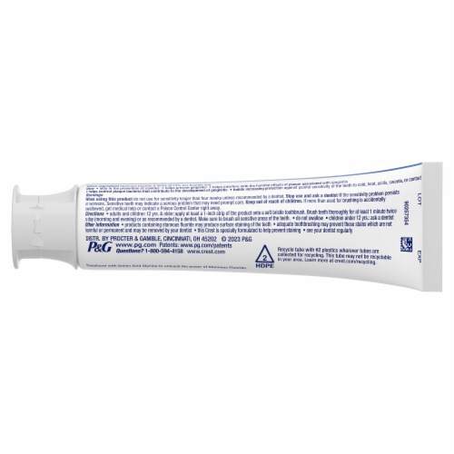 Crest Pro-Health Whitening Gel Toothpaste 4.3oz Triple Perspective: top