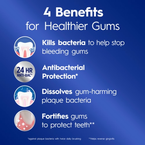 Crest Pro-Health Gum Detoxify Deep Clean Toothpaste Anti cavity, Antibacterial Perspective: top