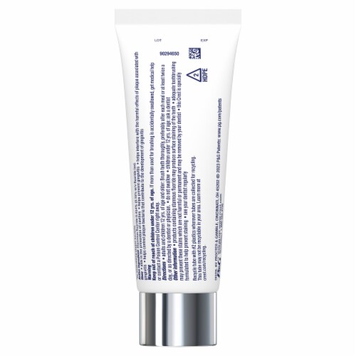 Crest Pro-Health Gum Detoxify and Restore Deep Clean Toothpaste Perspective: top