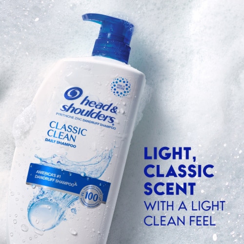 Head and Shoulders Dandruff Shampoo, Classic Clean for Daily Use Perspective: top