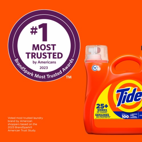 Tide HE Original Liquid Laundry Detergent Perspective: top