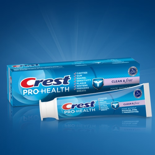 Crest Pro-Health Clean & Free Toothpaste Perspective: top
