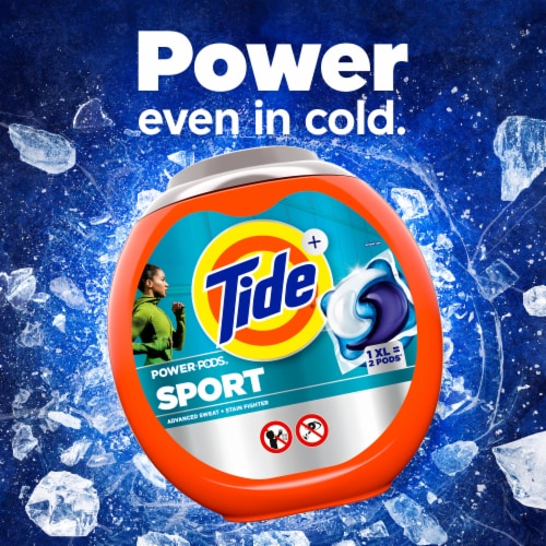 Tide Power Pods Sport Laundry Detergent Pods Perspective: top