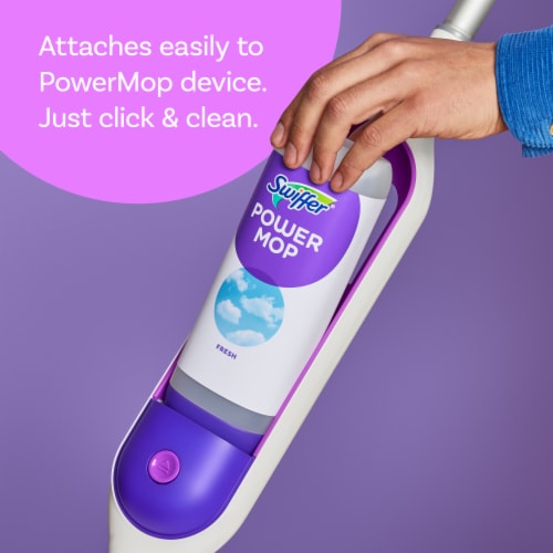 Swiffer PowerMop Floor Cleaning Solution with Fresh Scent Perspective: top