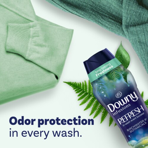 Downy® Infusions Birchwater & Botanicals Refresh In-Wash Scent Booster Beads Perspective: top