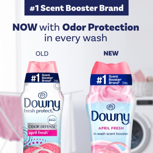 Downy Fresh Protect April Fresh In-Wash Scent Booster Beads Perspective: top