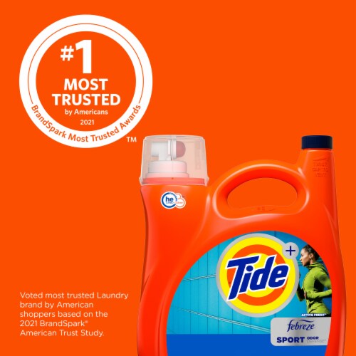 Tide® Febreze™ Sport Odor Defense™ Laundry Detergent Perspective: top