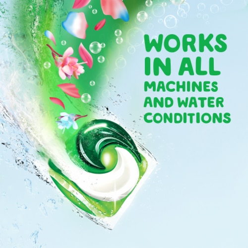 Gain Flings Spring Daydream Liquid Laundry Detergent Soap Pacs Perspective: top