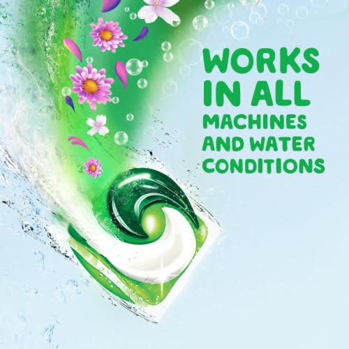 Gain Flings Moonlight Breeze Liquid Laundry Detergent Soap Pacs Perspective: top