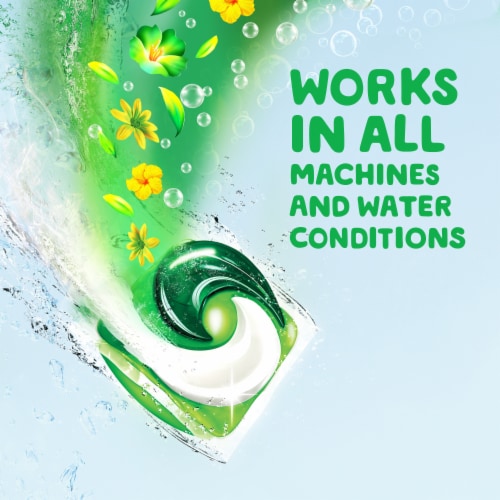 Gain Flings Original Liquid Laundry Detergent Soap Pacs Perspective: top