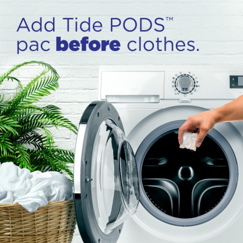 Tide PODS Ultra Oxi Free Liquid Laundry Detergent Pacs Perspective: top
