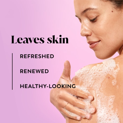 Olay Fresh Outlast Body Wash Pump with Peach & Cherry Blossom Perspective: top