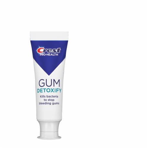 Crest Pro-Health Gum Detoxify Deep Clean Toothpaste Antibacterial Fluoride Enamel Protection Perspective: top