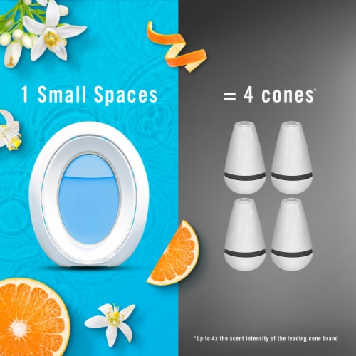 Febreze Bathroom Air Freshener Odor-Fighting Refresh & Energize Scent Perspective: top