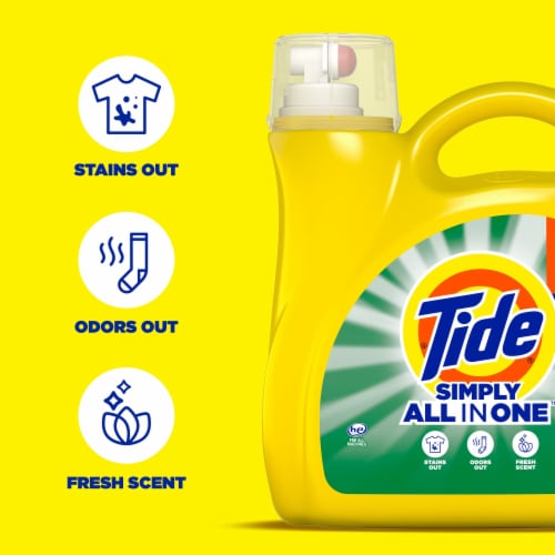 Tide Simply Clean & Fresh Daybreak Fresh Liquid Laundry Detergent Perspective: top