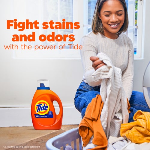 Tide Original Scent Liquid Laundry Detergent Perspective: top
