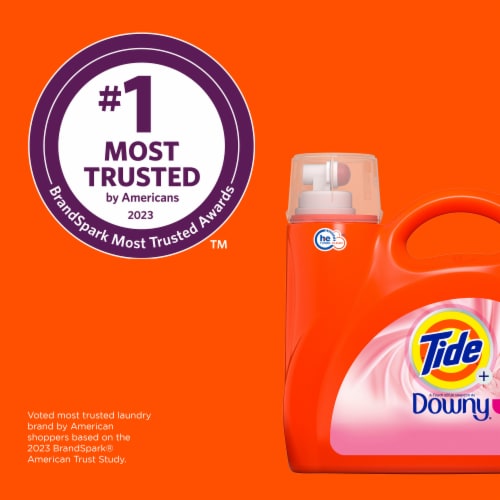 Tide With Downy April Fresh Liquid Laundry Detergent Perspective: top