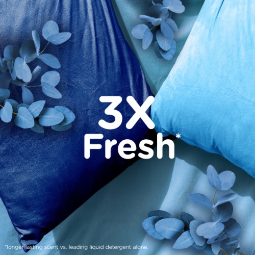 Downy Infusions Crisp Rain & Blue Eucalyptus Balance Liquid Fabric Softener Fabric Conditioner Perspective: top