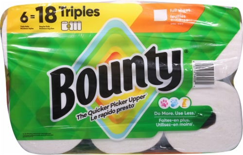 Bounty® BASE Paper Towel 2 Ply Regular Roll Perspective: top