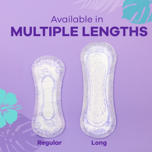 Always Daily Protect Liners Regular Unscented Perspective: top