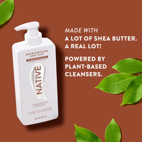 Native Coconut & Vanilla Moisturizing Body Wash Perspective: top