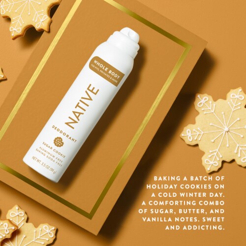 Native Sugar Cookie Whole Body Spray 3.5 oz Perspective: top