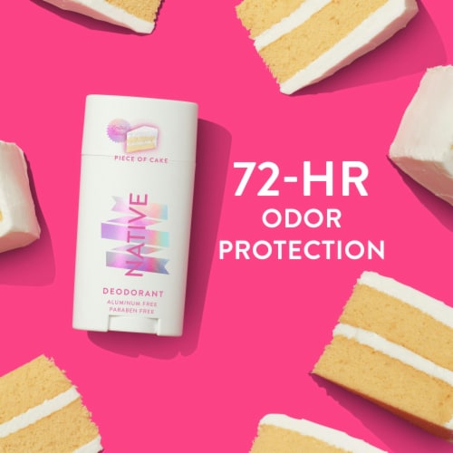 Native Limited Edition Piece of Cake Deodorant 2.65 oz Perspective: top