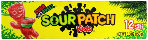 Spangler Holiday Sour Patch Kids Candy Canes Perspective: top