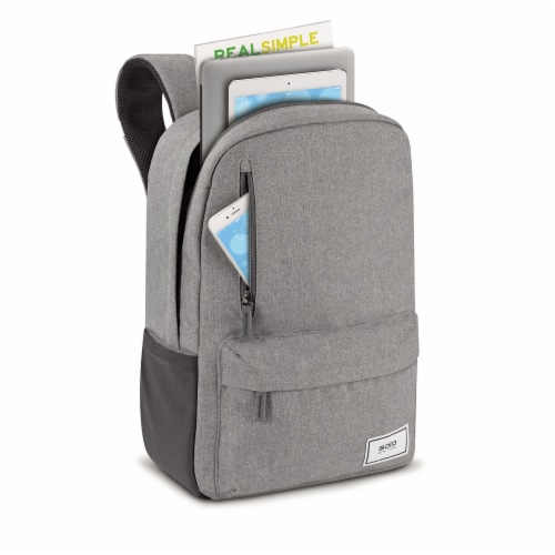 Solo Re:Cover Padded Backpack - Gray Perspective: top