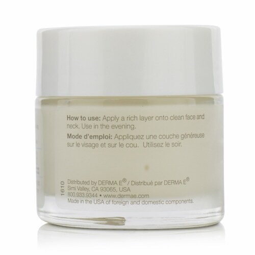 Derma E Ultra Hydrating Advanced Night Repair Cream Perspective: top