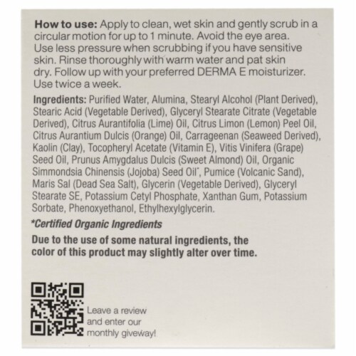 Derma-E Microdermabrasion Scrub With Dead Sea Salt Perspective: top