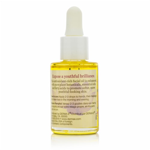Derma-E Rejuvenating Sage & Lavender Face Oil Perspective: top